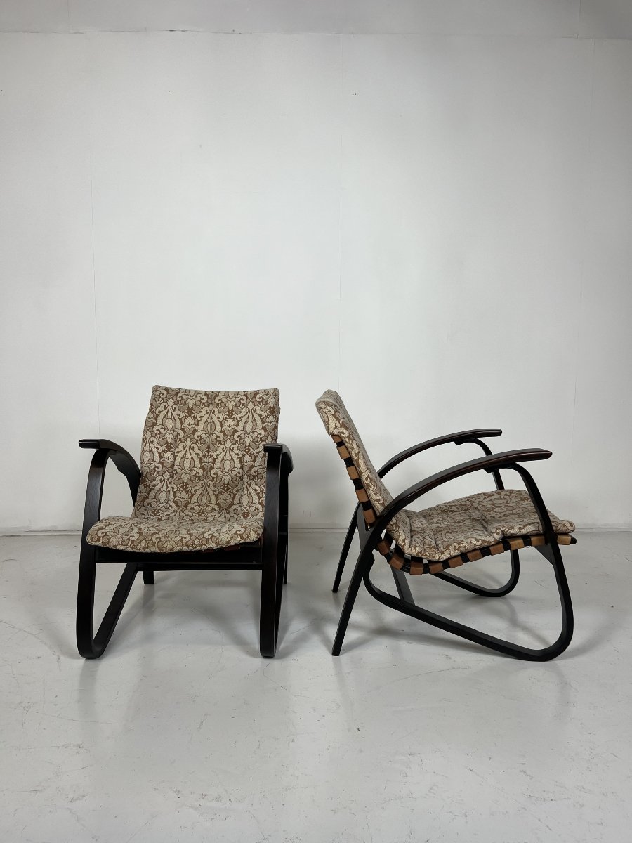 Paire de fauteuils par Jan Vanek, République Tchèque-photo-4