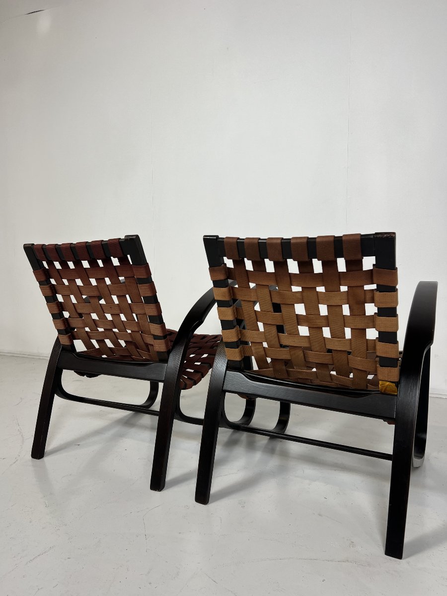 Paire de fauteuils par Jan Vanek, République Tchèque-photo-2