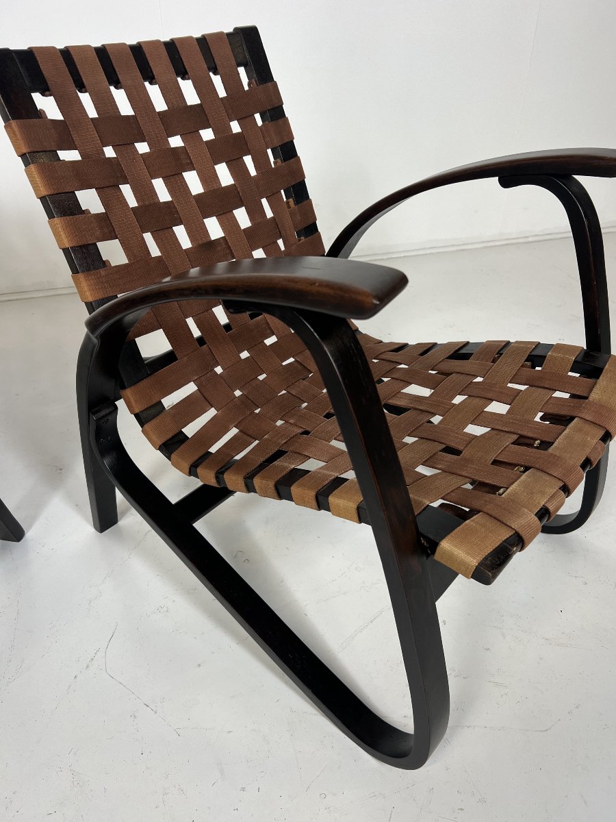 Paire de fauteuils par Jan Vanek, République Tchèque-photo-4