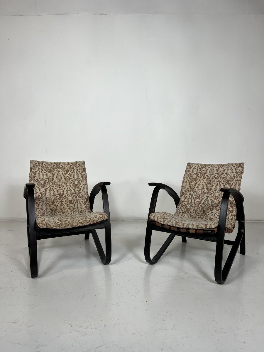 Paire de fauteuils par Jan Vanek, République Tchèque