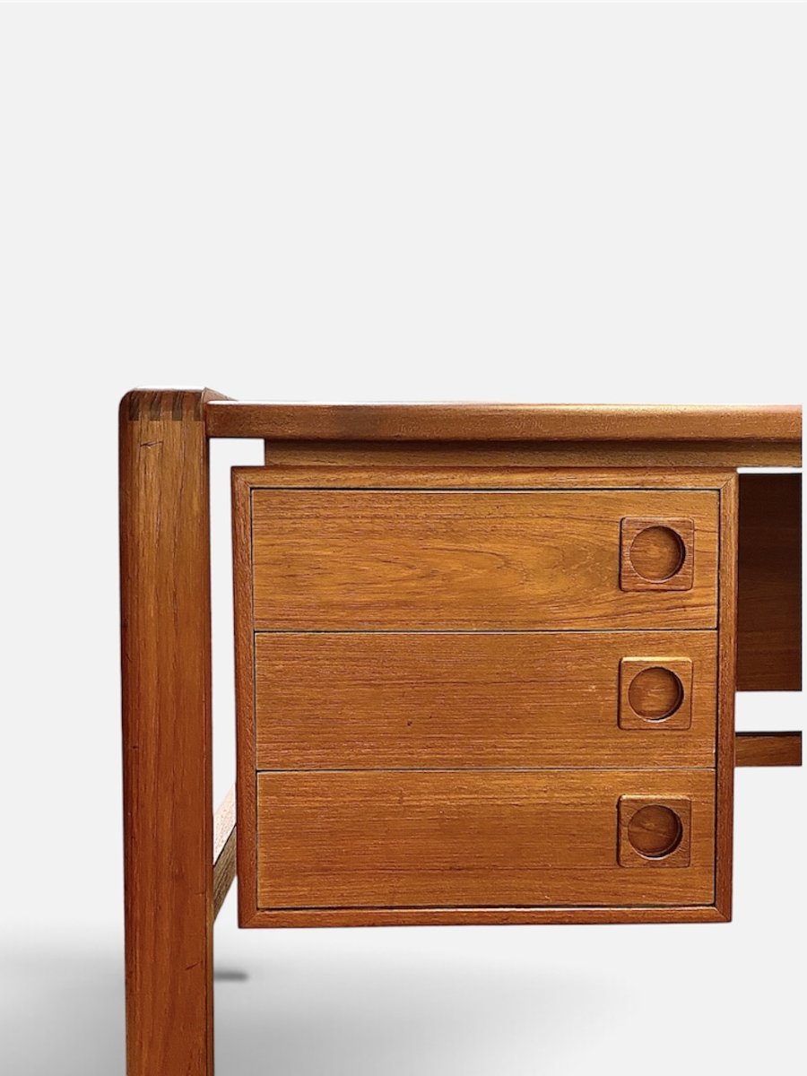 Bureau en teck scandinave par H.P. Hansen, Danemark, 1960s-photo-1