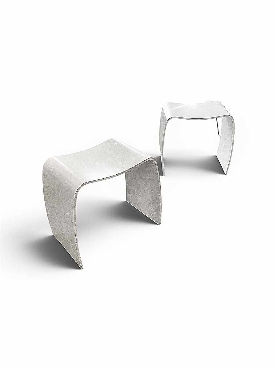 Paire de tabourets "M" par Jorgen Moller, Danemark, 1970-photo-2