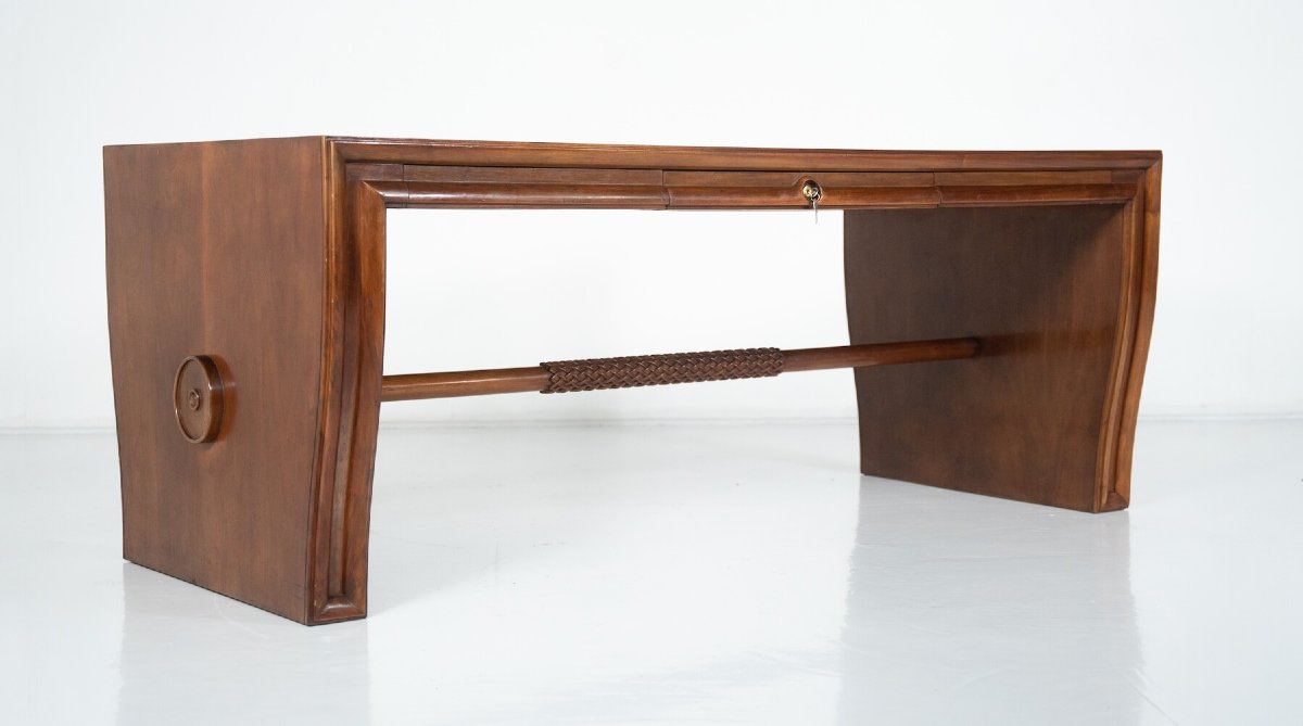Mid-century Desk By Osvaldo Borsani, Italy, 1950s-photo-3