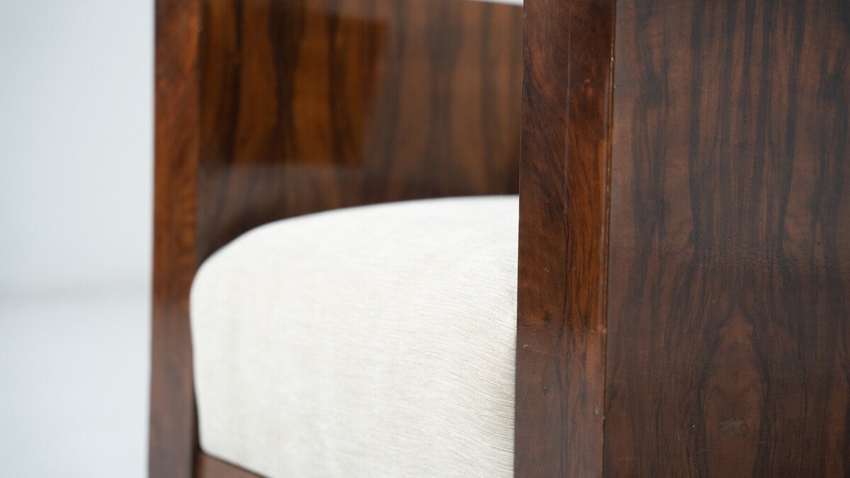 Pair Of Art Deco Club Chairs-photo-8
