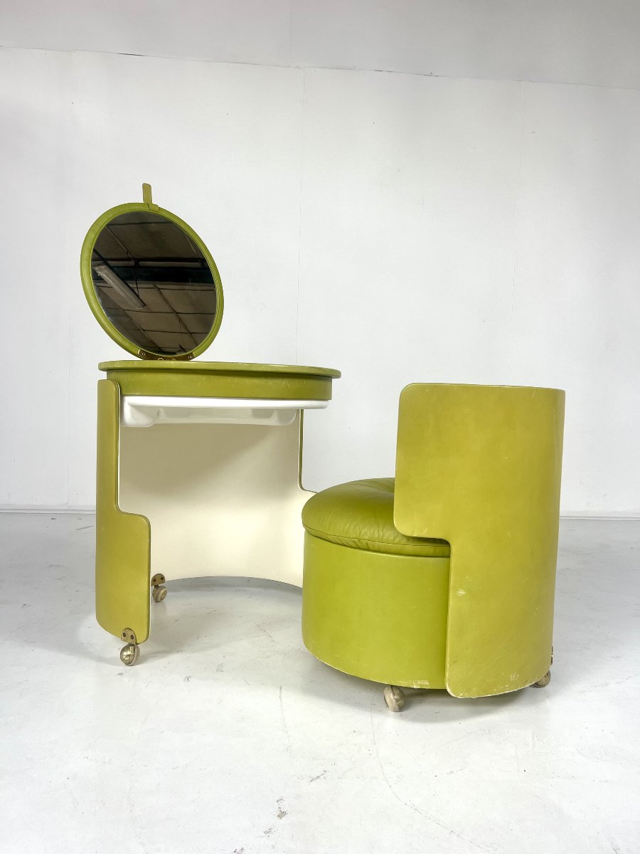 Coiffeuse Dilly Dally par Luigi Massoni pour Poltrona Frau, 1968