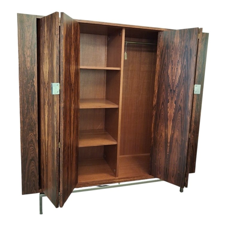Armoire en palissandre dans le goût de Jules Wabbes -photo-4
