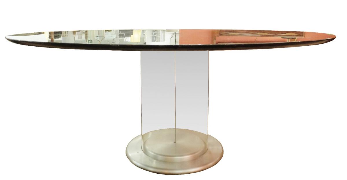  Table De Salle à Manger Elisse Par Claudio Salocchi Pour Sormani, 1960s