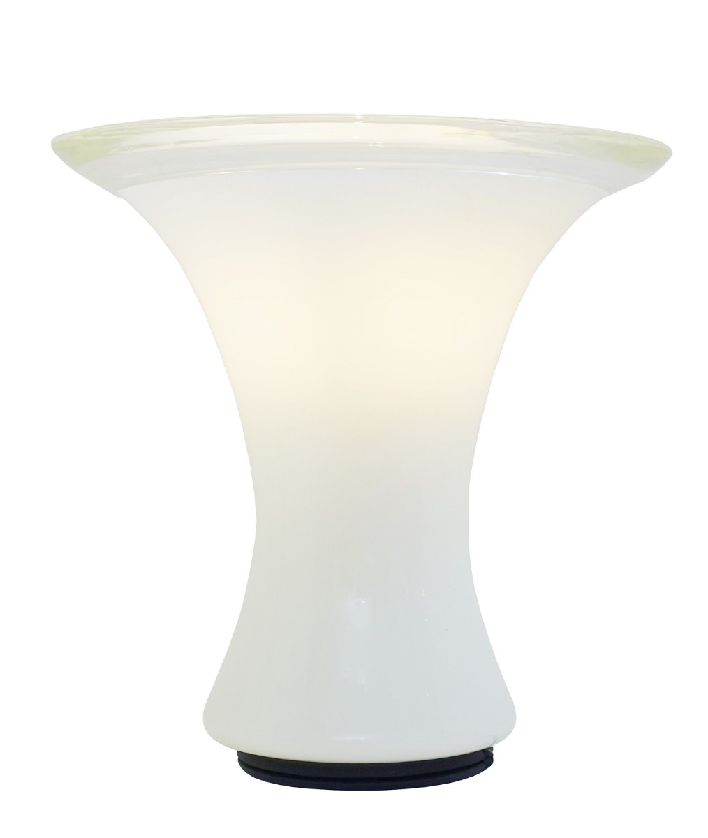 Murano Glass Table Lamp, Leucos, Italy, 1960