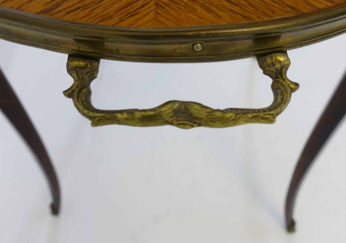 Louis XV Style Tea Table, 19th France-photo-4