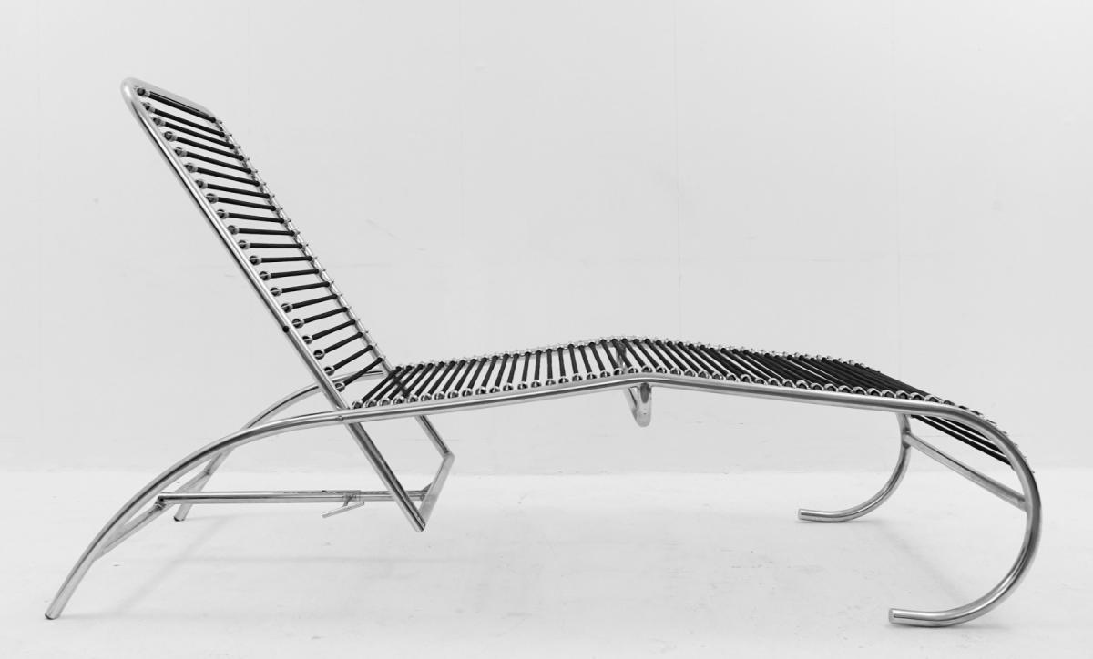 Adjustable Lounge Chair By René Herbst-photo-2
