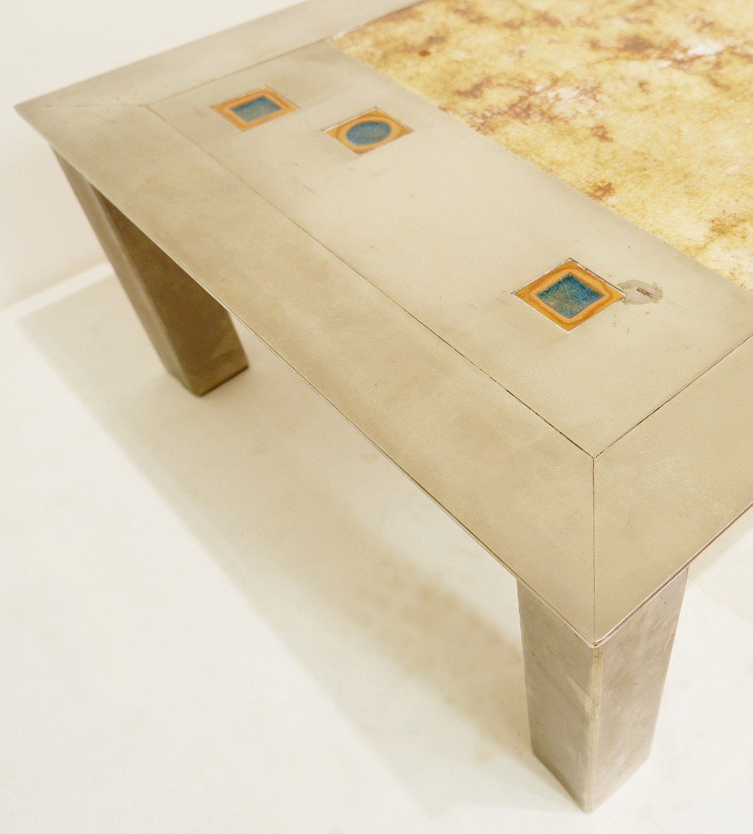 Ceramic Coffee Table - French - 1970s-photo-3