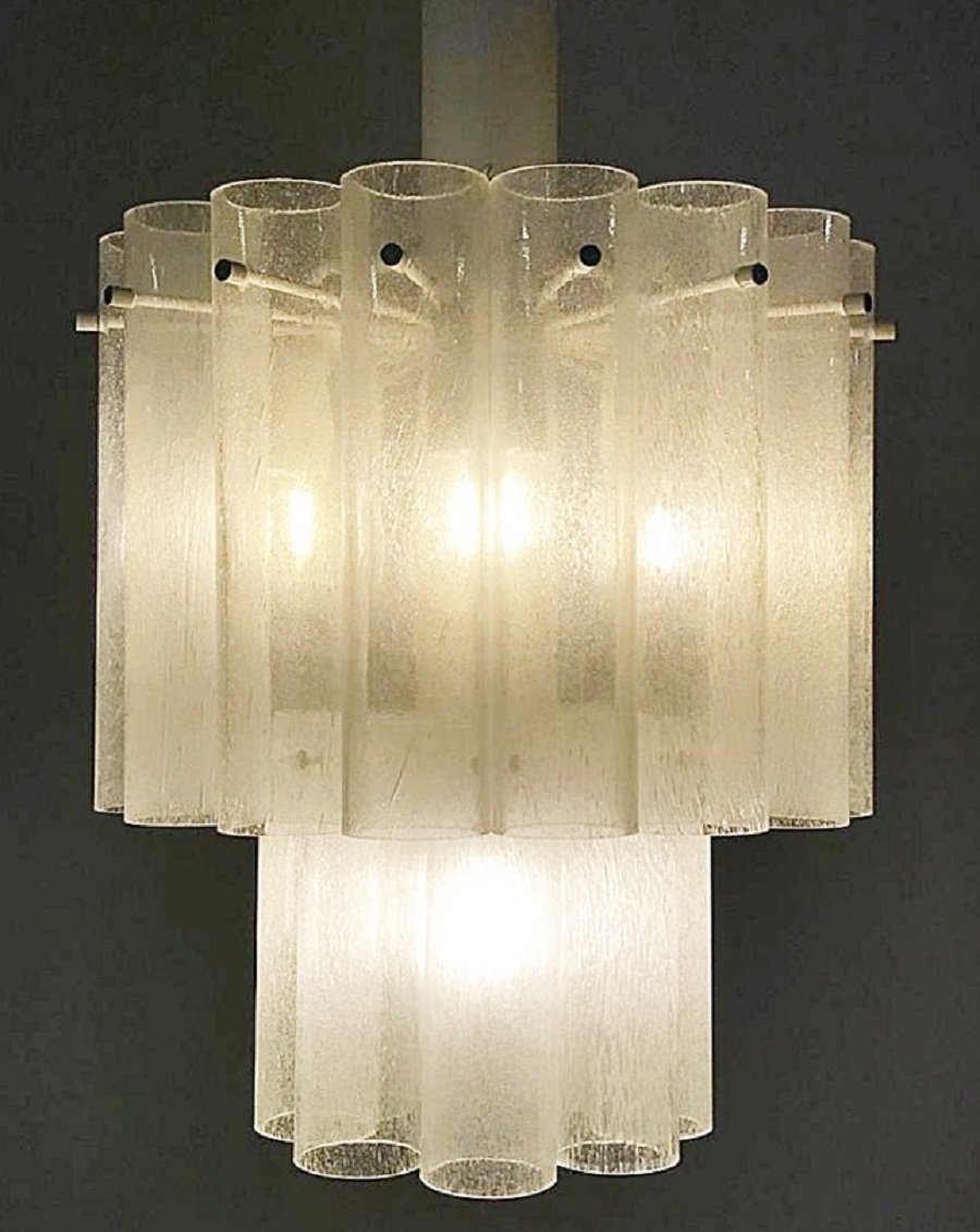 Italian Glass Ceiling Lamp - 4 Available-photo-3