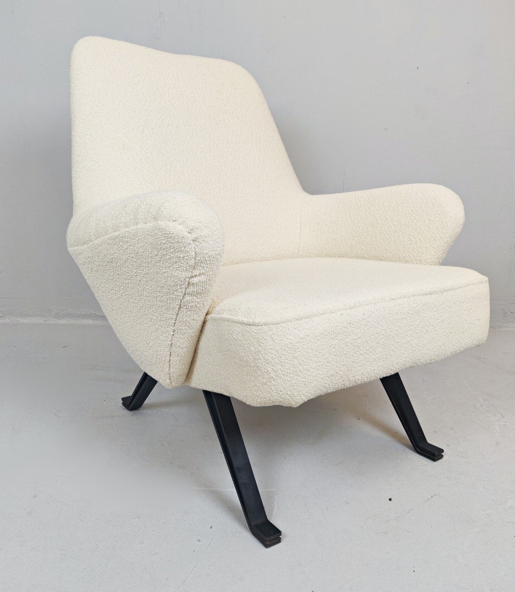 Italian Armchair By Formanova, Newly Upholstered-photo-2