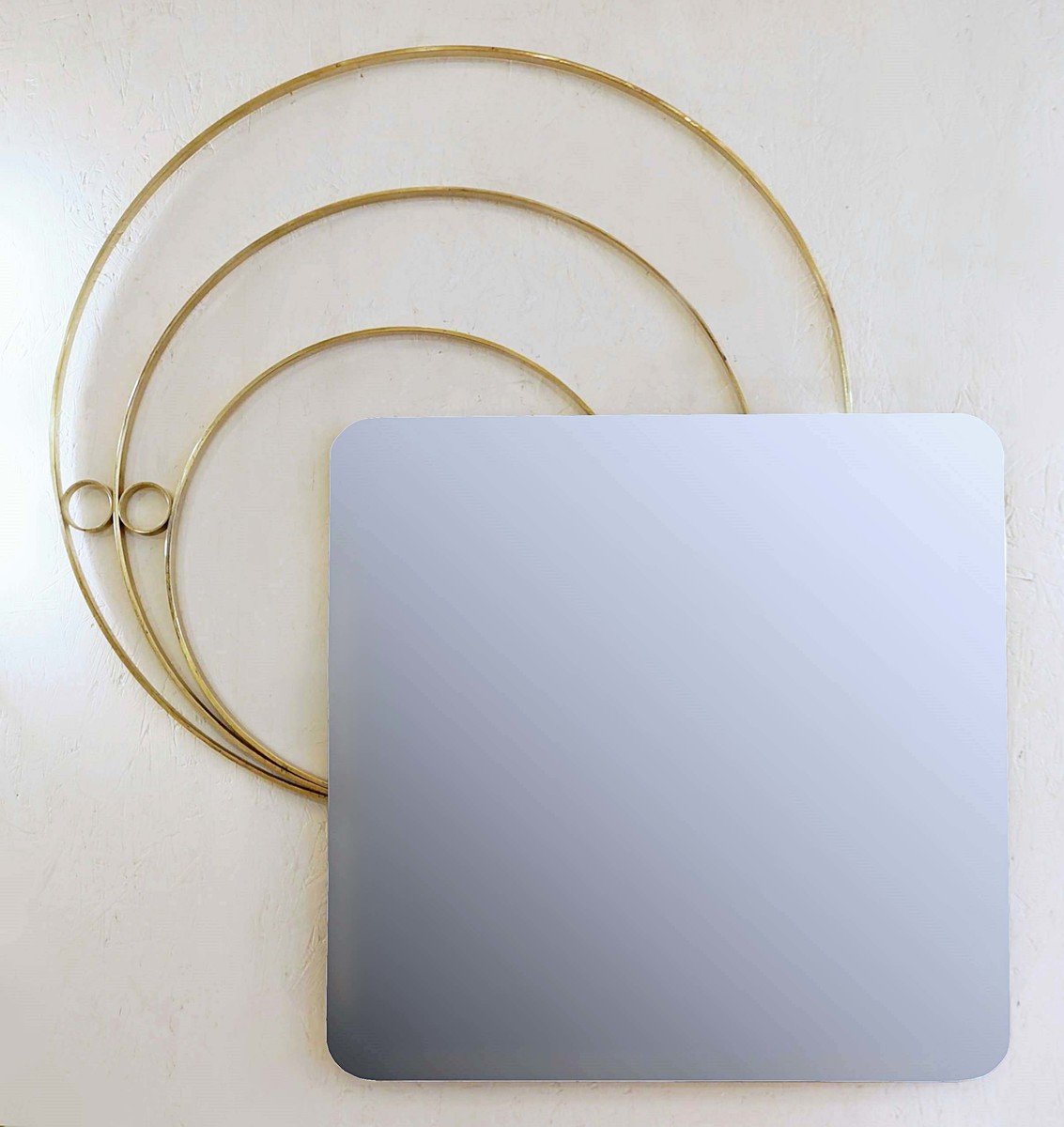 Large Italian Wall Mirror By Luciano Frigerio, 1960s - 2 Available-photo-3