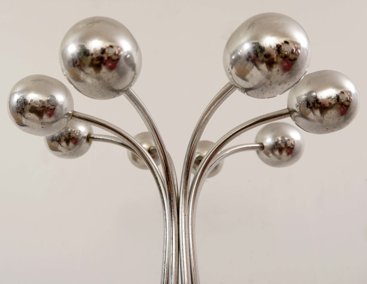 Italian Chrome Coat Rack By Reggiani, 1970s-photo-2