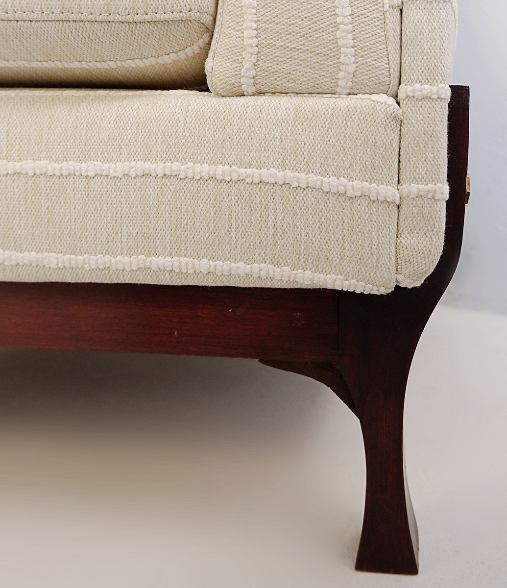 Pair Of Italian Armchairs - New Upholstery-photo-3