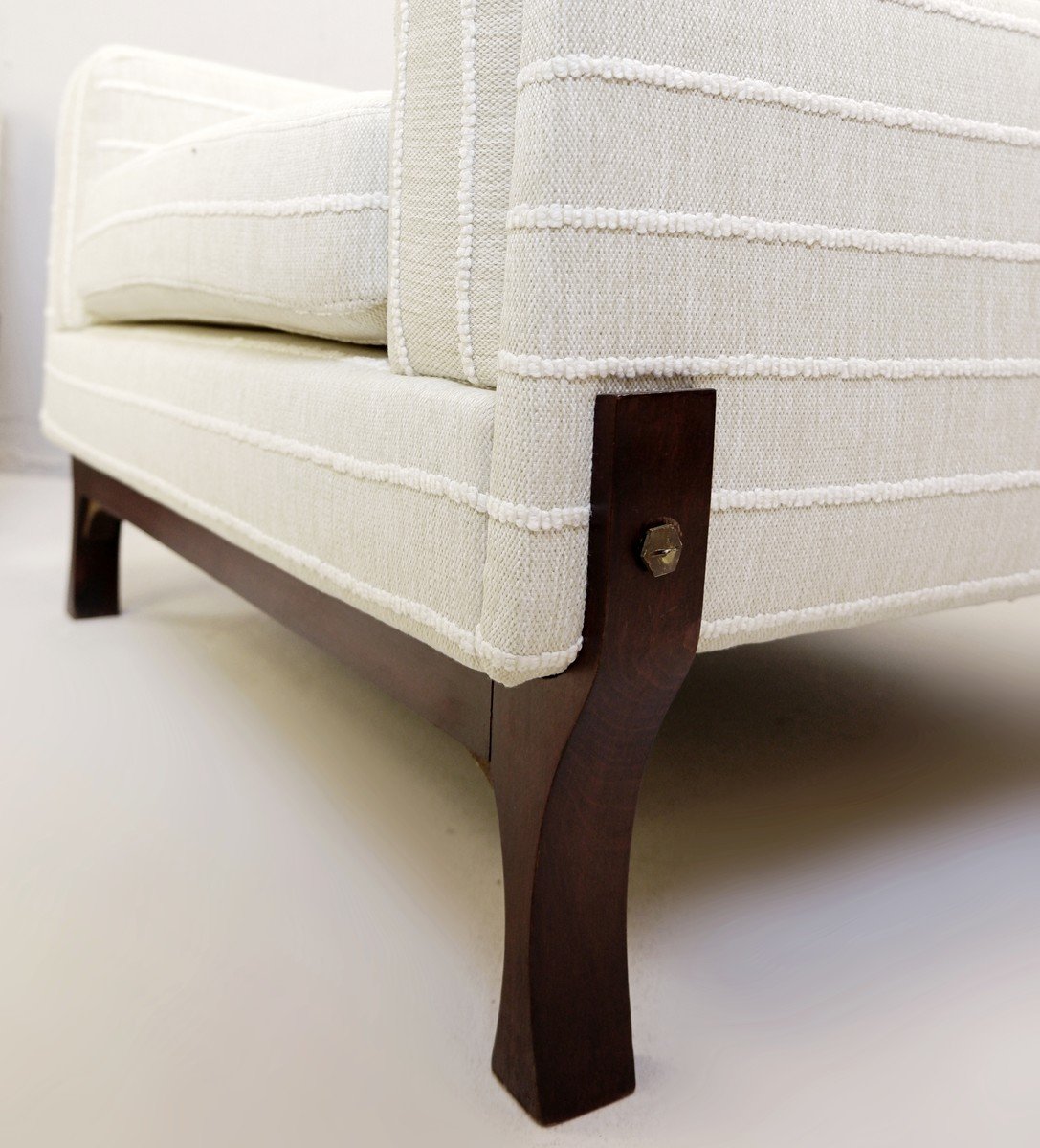 Pair Of Italian Armchairs - New Upholstery-photo-4