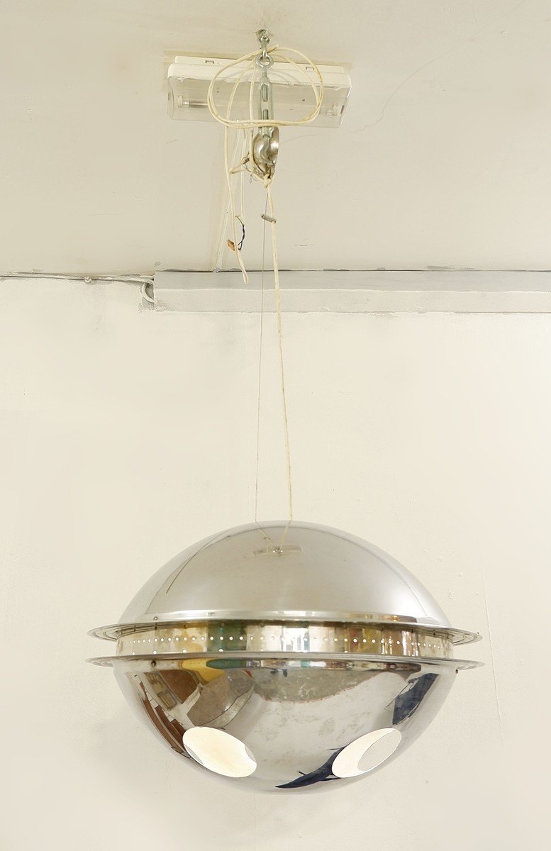 Chrome Hanging Lamp