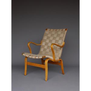 Mid-century “eva” Chair By Bruno Mathsson