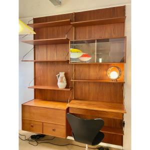 Thygesen And Sorensen Modular Bookcase, Hg Furniture Edition, Circa 1960.
