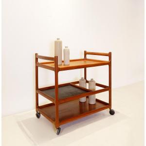 Desserte mid-century danoise par Johannes Andersen pour Silkeborg - 1960s