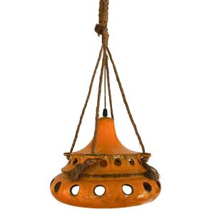 Mid-century Ceramic Pendant Light - 1970s