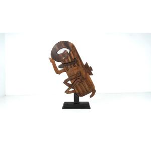 Sculpture en bois par Luciano Bertolotto, Italie, 1990s