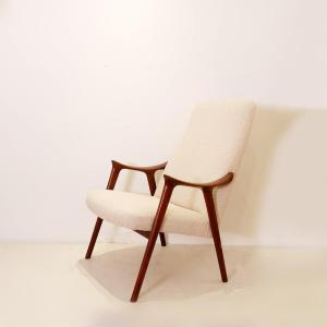 Rolf Rastad & Adolf Relling « Westnofa » Fauteuil en teck pour Møre Lenestolfabrikk