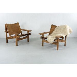 Pair Of 168 Jadstol Armchairs By Kurt østervig For Kp Mobler, 1960s