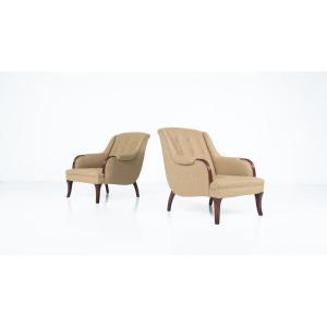Pair Of Art Deco Armchairs, 1920s