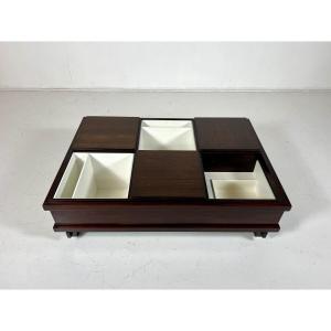 Coffered Coffee Table, Italy, 1960s