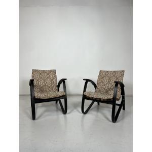 Pair Of Armchairs By Jan Vanek, Czech Republic