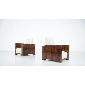 Pair Of Art Deco Club Chairs