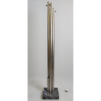 Italian Coat Rack In Chrome