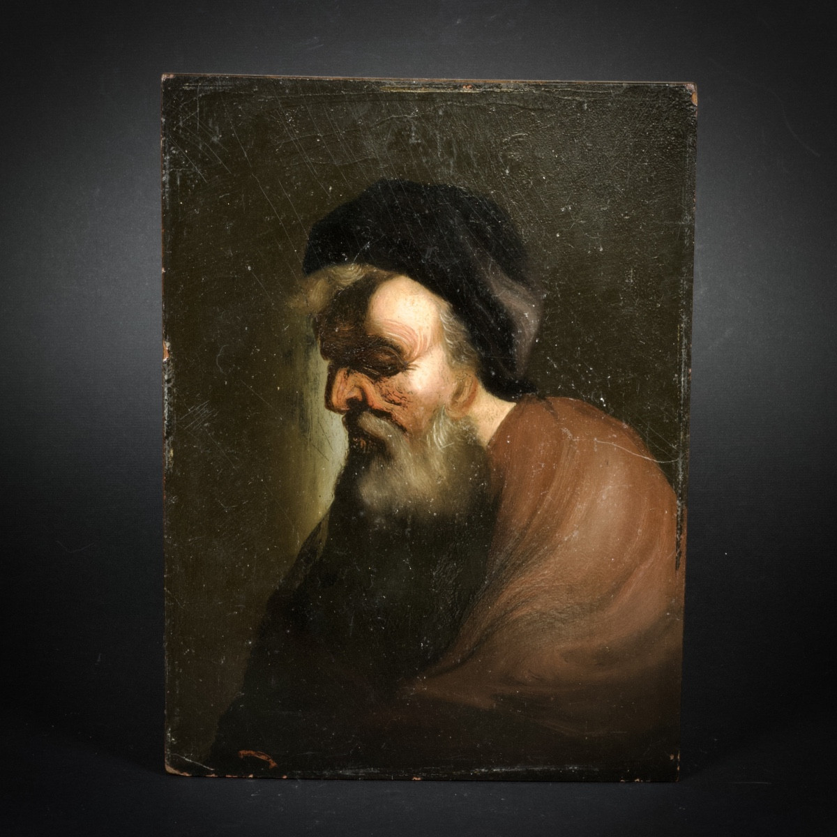 C.w.e. Dietrich Said Dietricy (?) Pair Of Male Portraits, German School 18th Century-photo-3