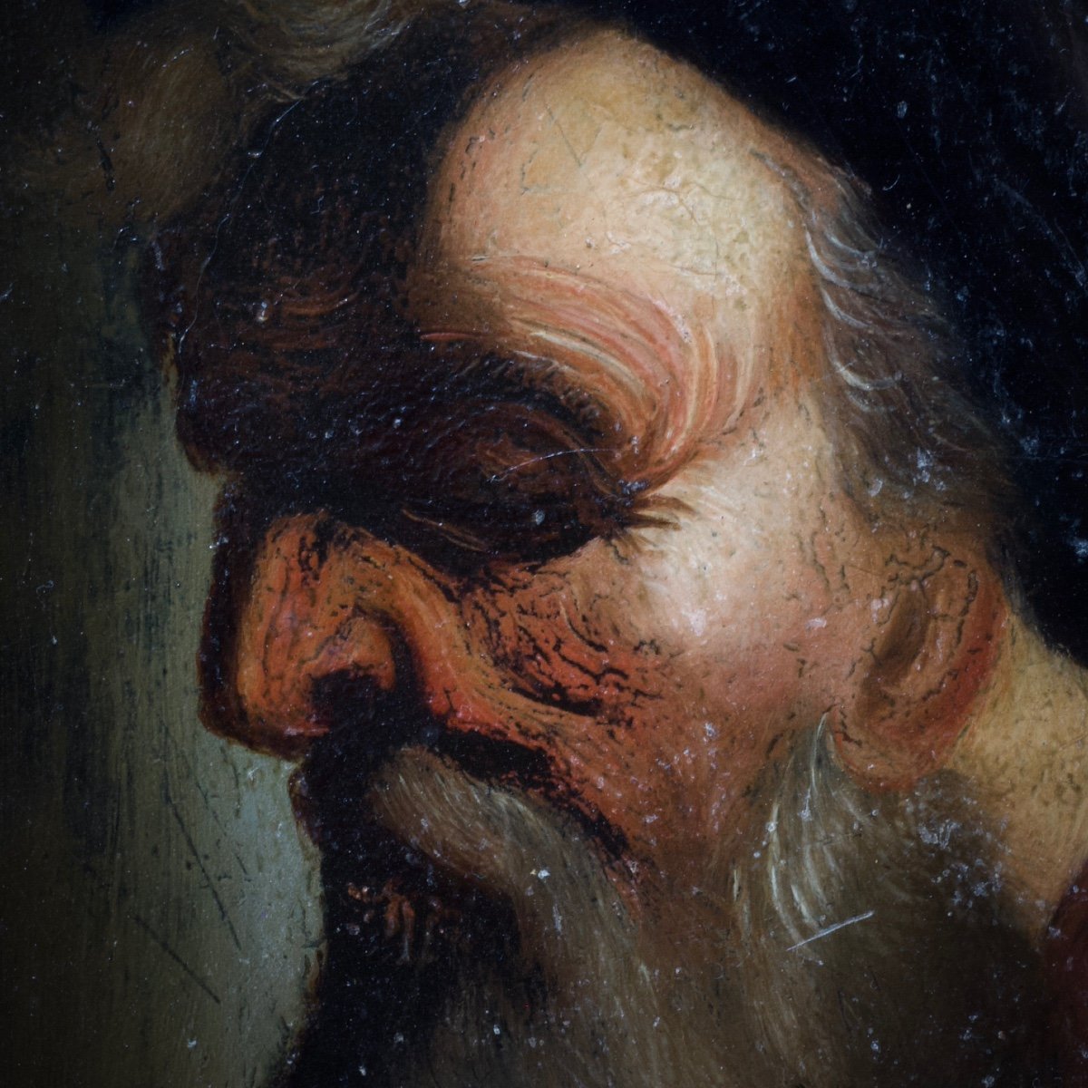 C.w.e. Dietrich Said Dietricy (?) Pair Of Male Portraits, German School 18th Century-photo-8