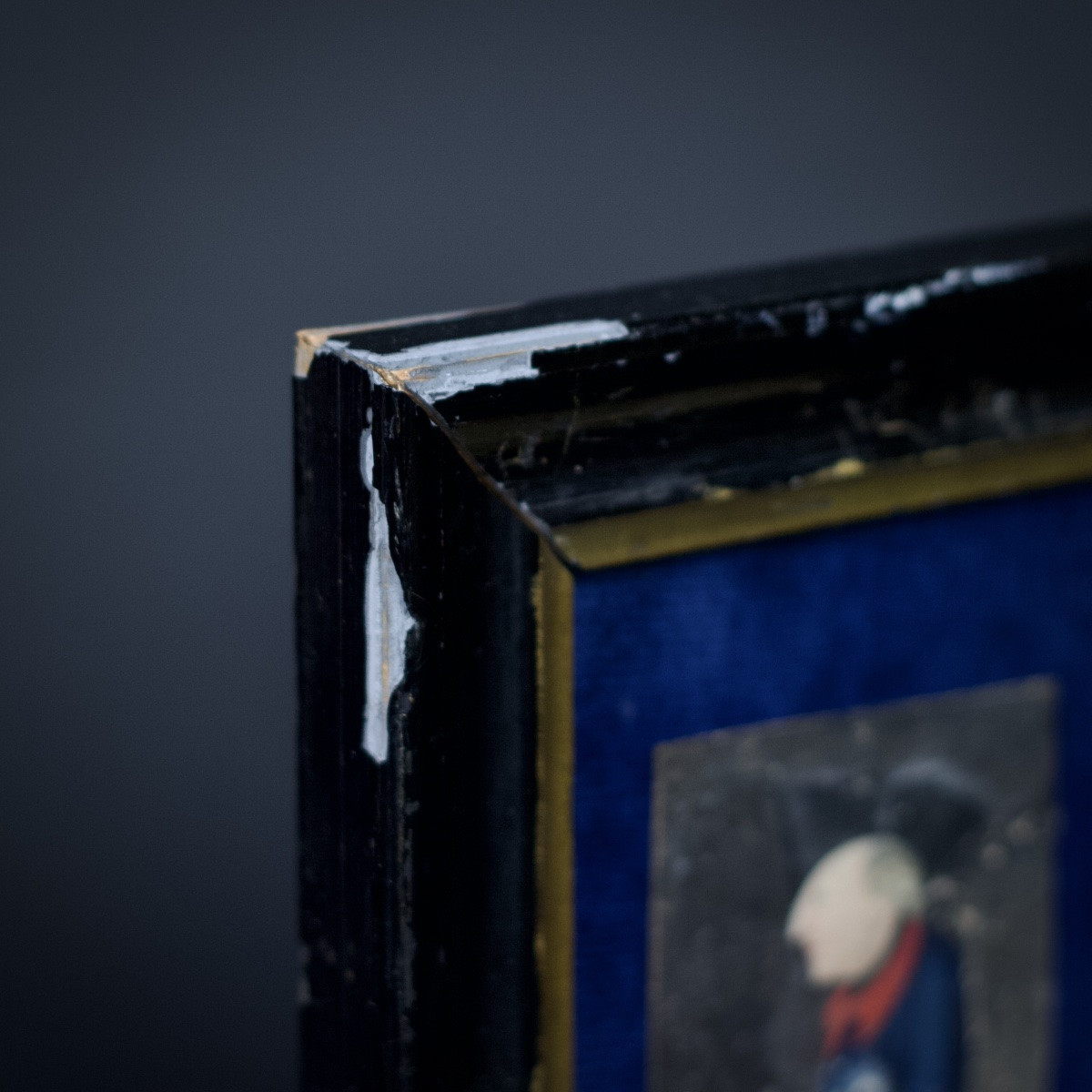 Miniature Caricature Portrait Of Frederick II Of Prussia Gouache On Paper 18th Century -photo-2
