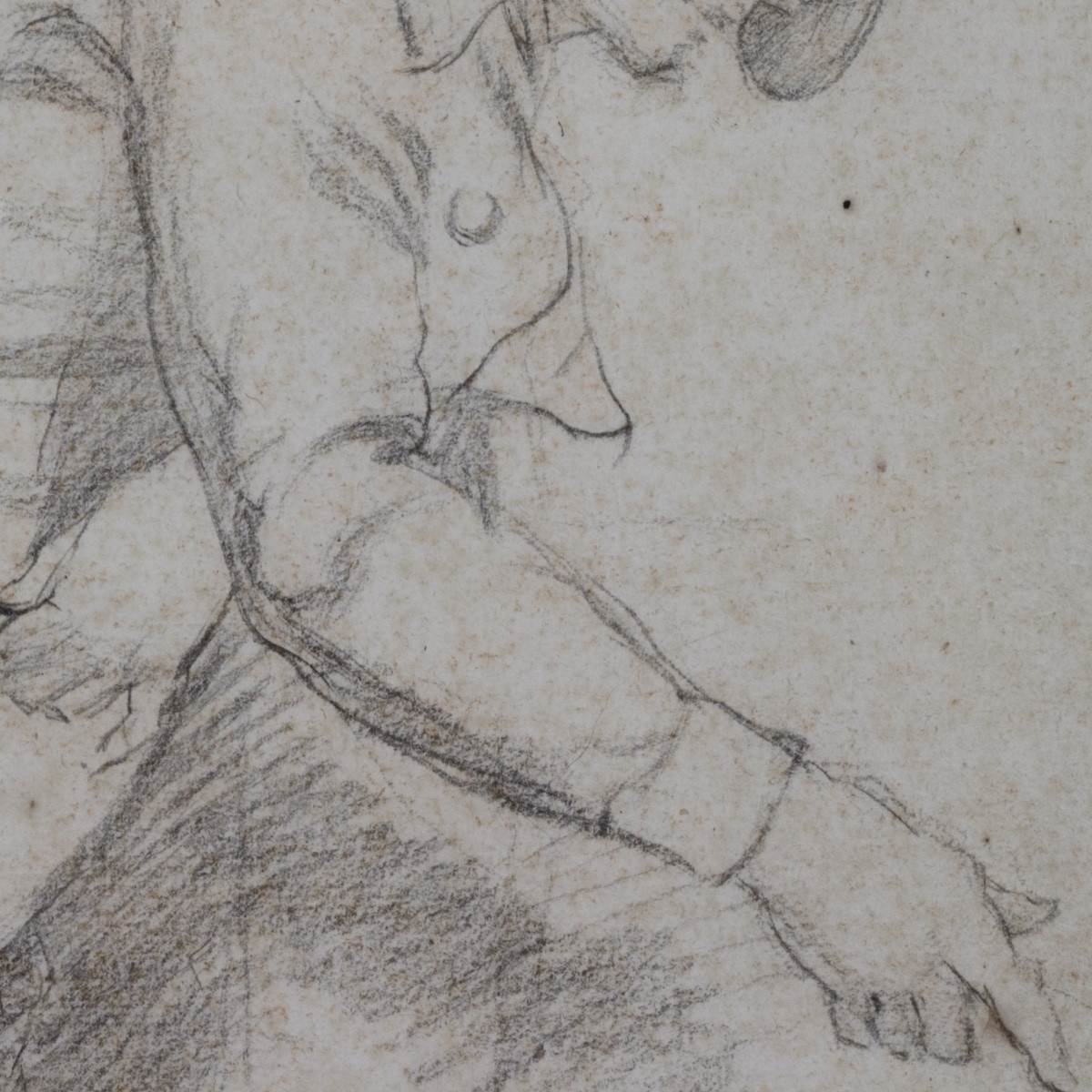 French School, Two Full-length Figures, Double-sided, In The Style Of Watteau, 18th Century -photo-3