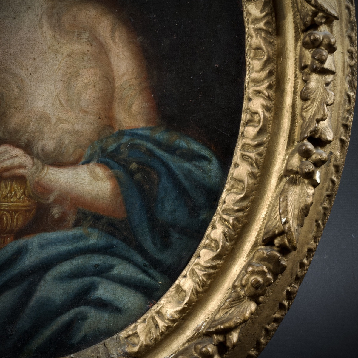 École française d'après Mignard, Madame de Ludres en Marie-Madeleine, huile sur toile, c. 1700-photo-6