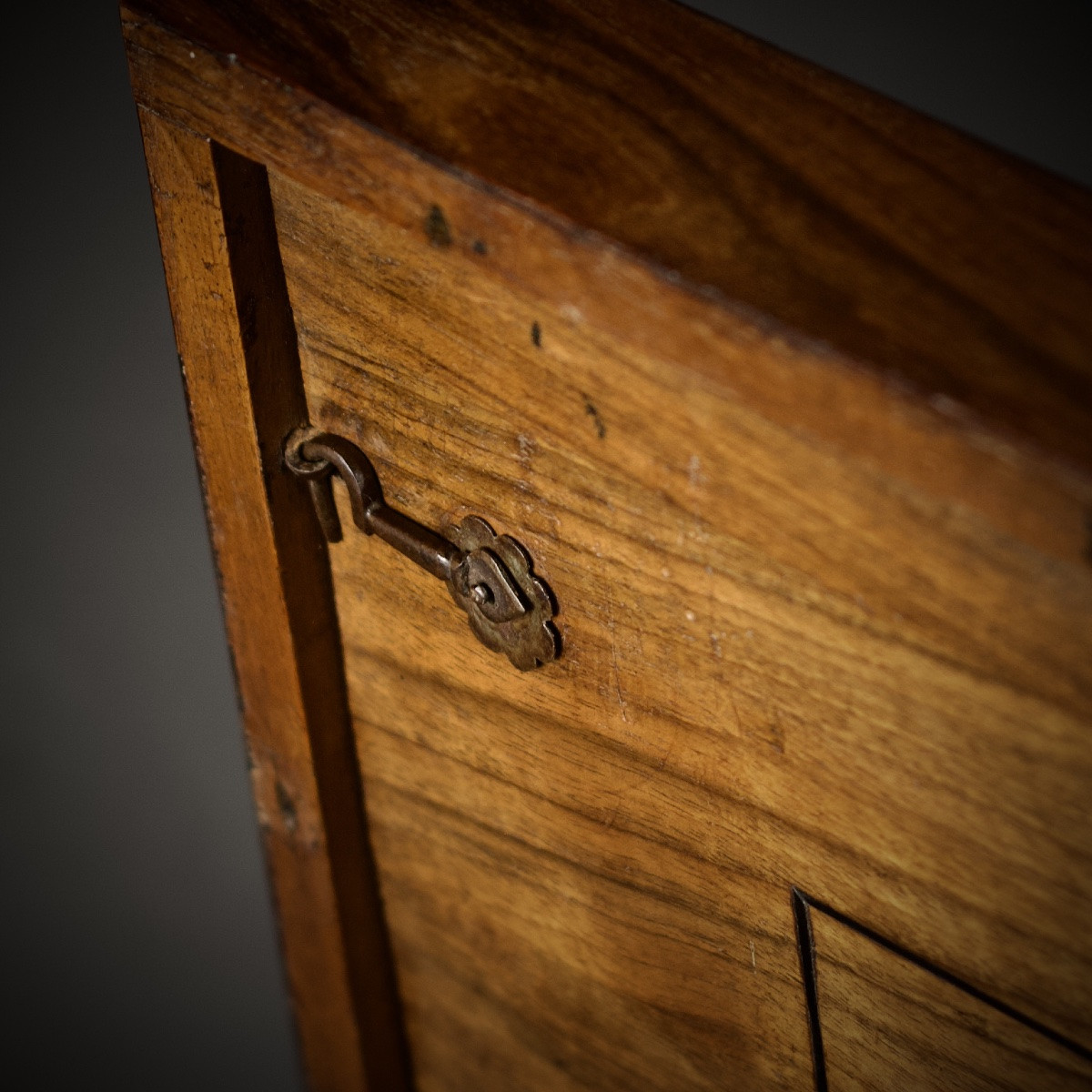Large Writing Case With Domed Lid In Violet Wood Veneer, Late 17th/early 18th Century-photo-6