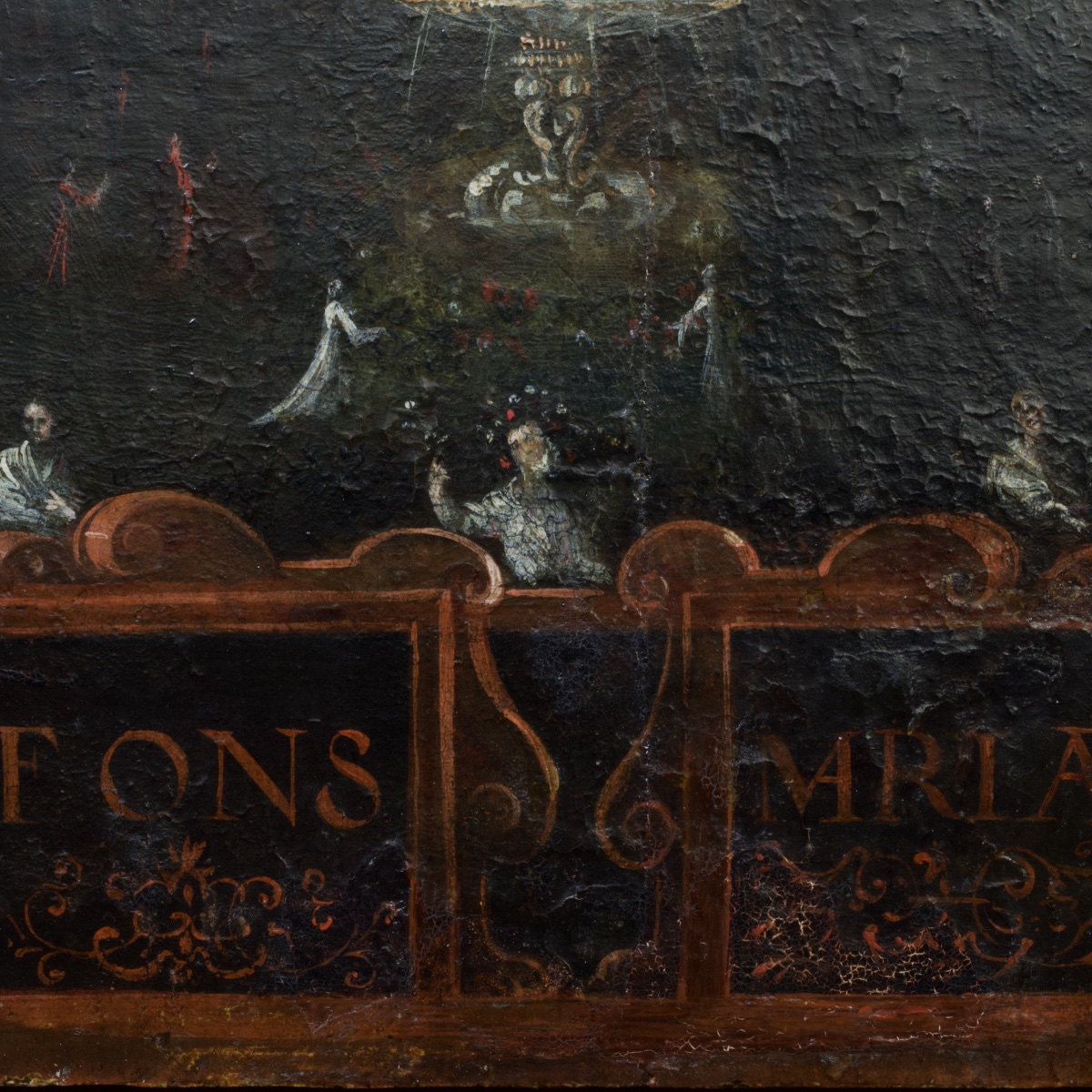 École de Fontainebleau, Fons Mariæ, Source de la Vierge, huile sur panneau, début XVIIe -photo-5