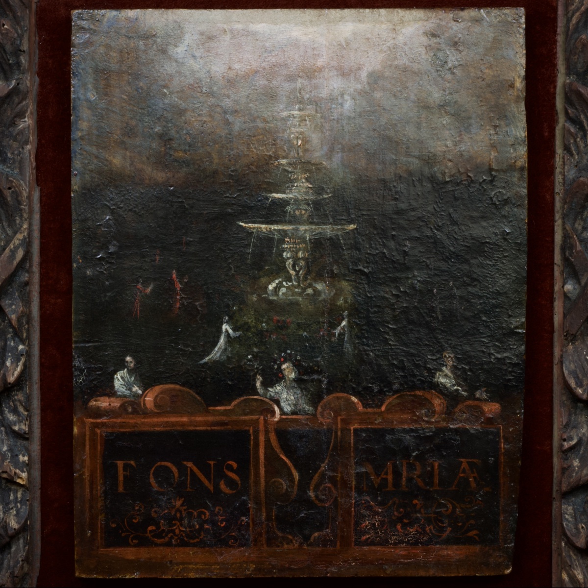 École de Fontainebleau, Fons Mariæ, Source de la Vierge, huile sur panneau, début XVIIe -photo-6