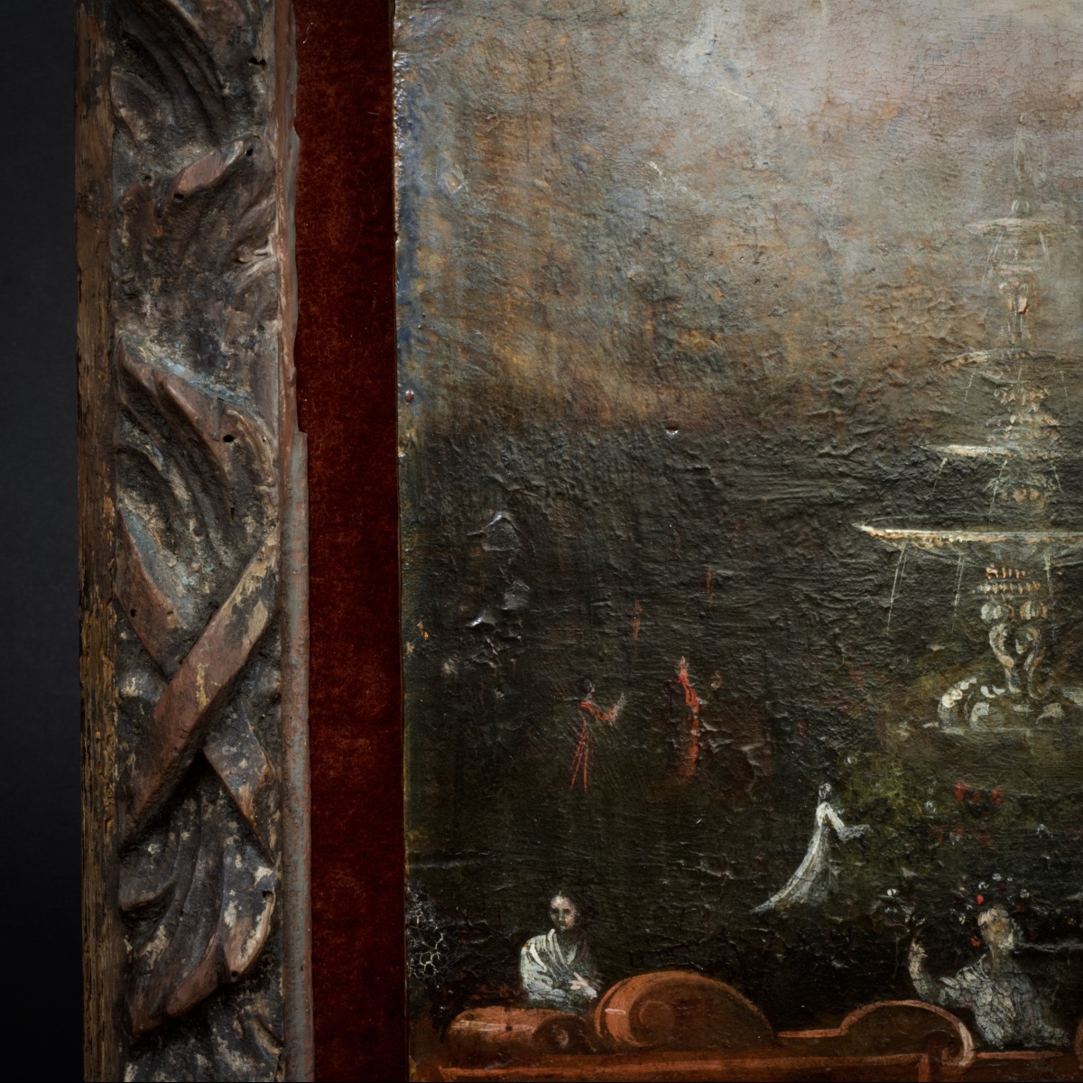 École de Fontainebleau, Fons Mariæ, Source de la Vierge, huile sur panneau, début XVIIe -photo-7