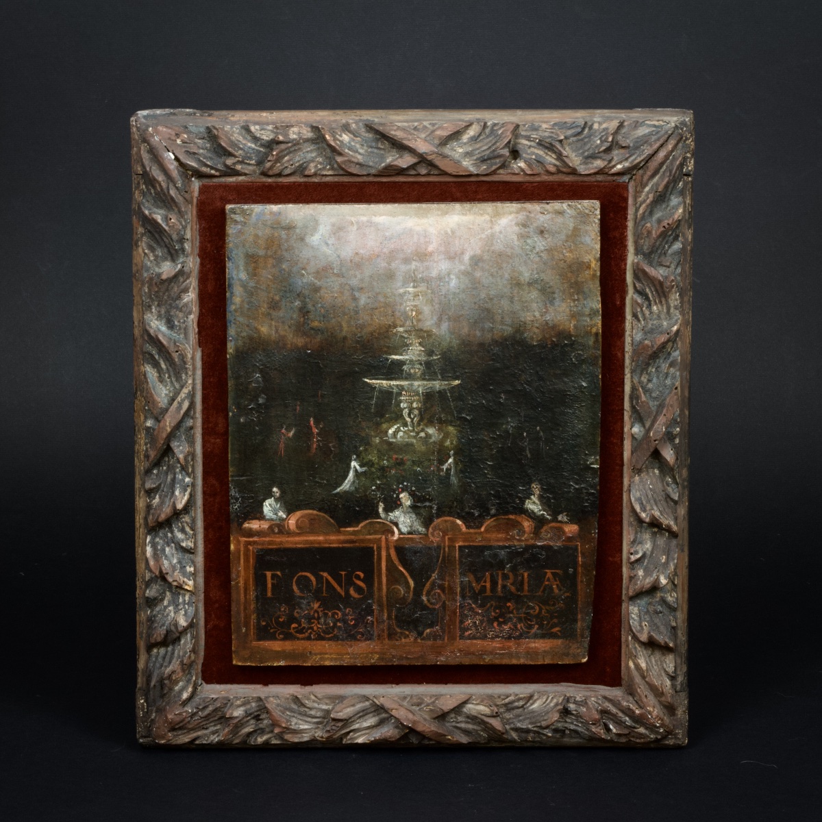 École de Fontainebleau, Fons Mariæ, Source de la Vierge, huile sur panneau, début XVIIe 