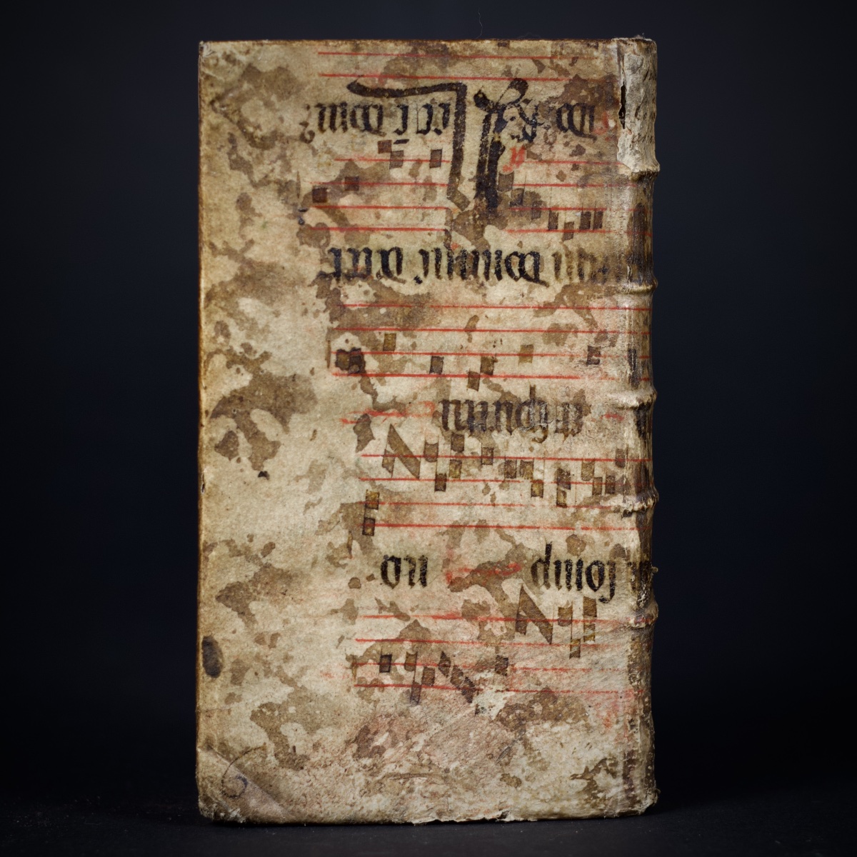 Pothier, *treatise On Contingent Contracts*, 1775, Reused Binding, 15th-century Antiphonary Page.-photo-4