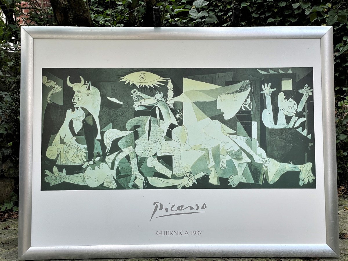 Guernica 1937 Picasso Large Affiche Encadrée -photo-2