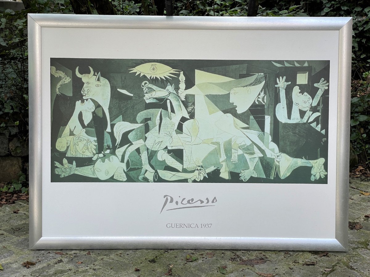 Guernica 1937 Picasso Large Affiche Encadrée -photo-2