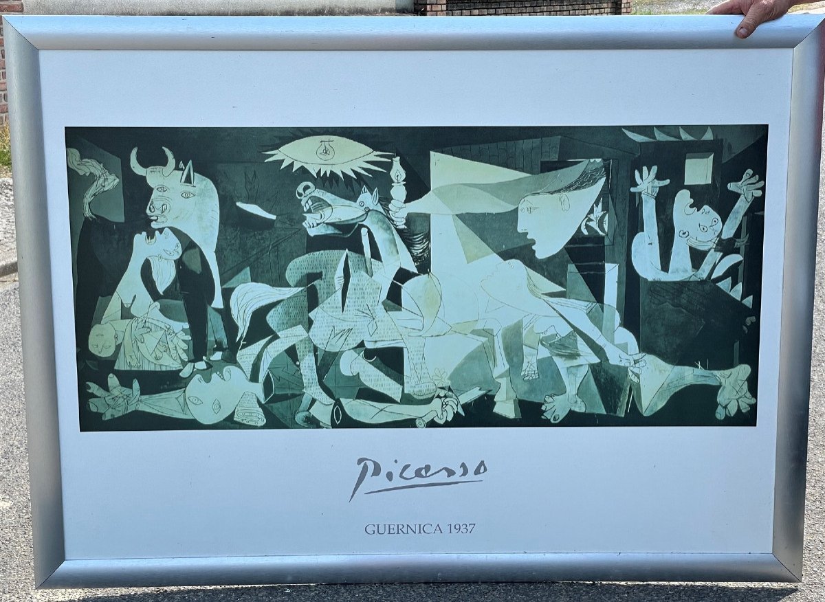 Guernica 1937 Picasso Large Affiche Encadrée 
