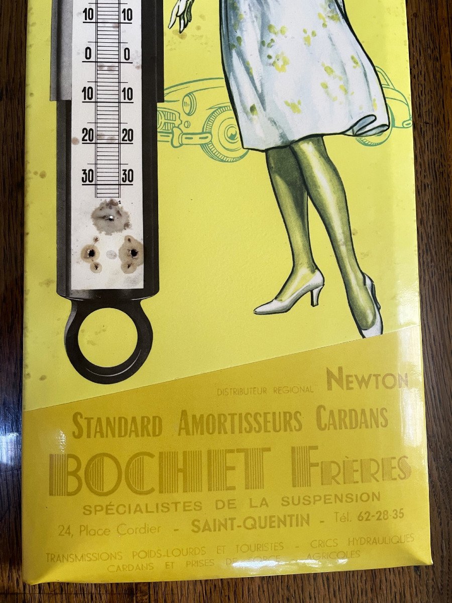Thermometer Advertising For Newton Garage Shock Absorbers-photo-4
