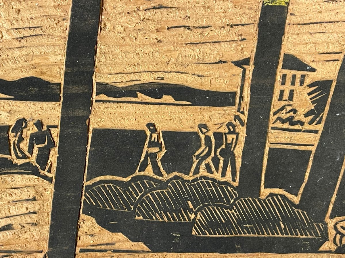 Noël Noël: Wood Engraved By Actor-artist Lucien édouard Noël-photo-2